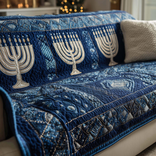 Hanukkah Quilted Sofa Cover GFTOTG2925