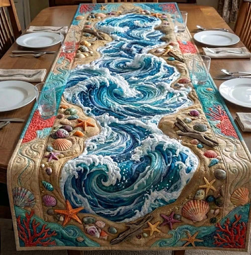 Ocean Treasures Quilted Table Runner GFTOTG2992