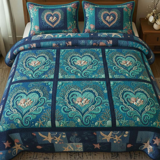 Ocean Breeze 3-Piece Quilted Bedding Set GFTOTG3005