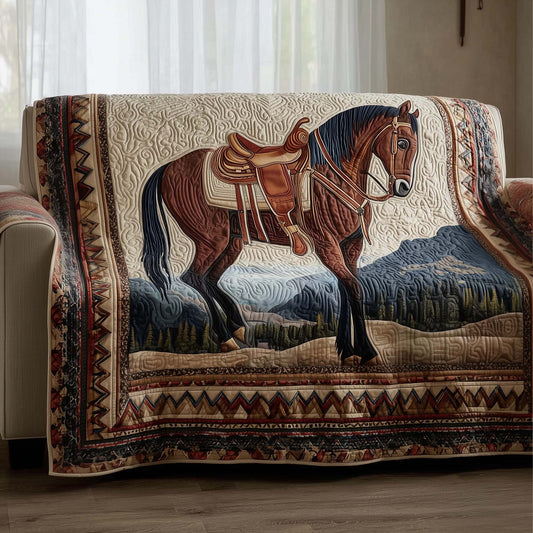Prairie Horse Quilted Sofa Cover GFTOTG3089