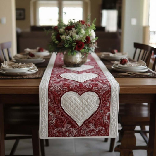 Heart Loom Quilted Table Runner GFTOTG3118