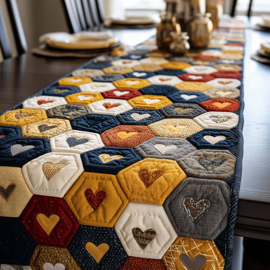 Heart Loom Quilted Table Runner GFTOTG3123