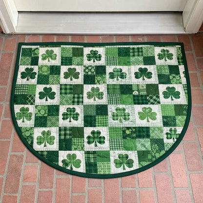 Shamrock Quilted Welcome Mat GFTOTG3158