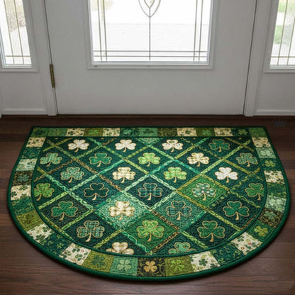 Shamrock Quilted Welcome Mat GFTOTG3159
