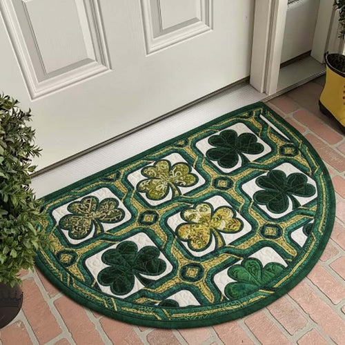 Shamrock Quilted Welcome Mat GFTOTG3160