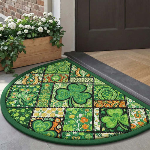 Shamrock Quilted Welcome Mat GFTOTG3163