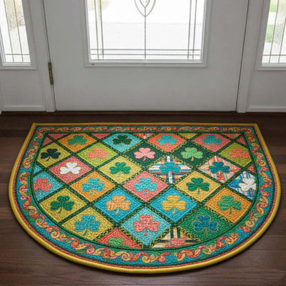 Shamrock Quilted Welcome Mat GFTOTG3164