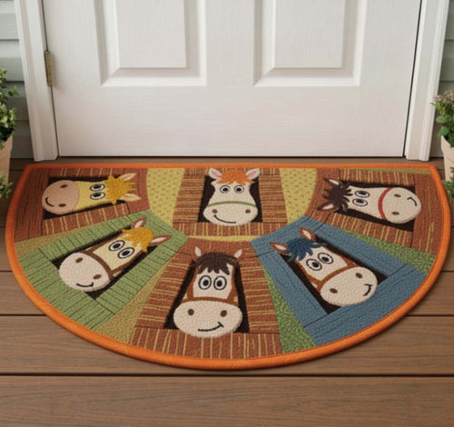 Funky Horse Quilted Welcome Mat GFTOTG3166