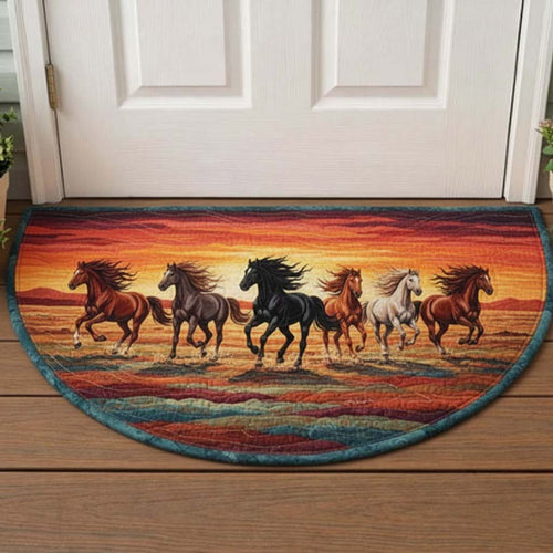 Majestic Horses Quilted Welcome Mat GFTOTG3167