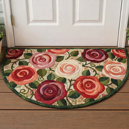 Blooming Roses Quilted Welcome Mat GFTOTG3173