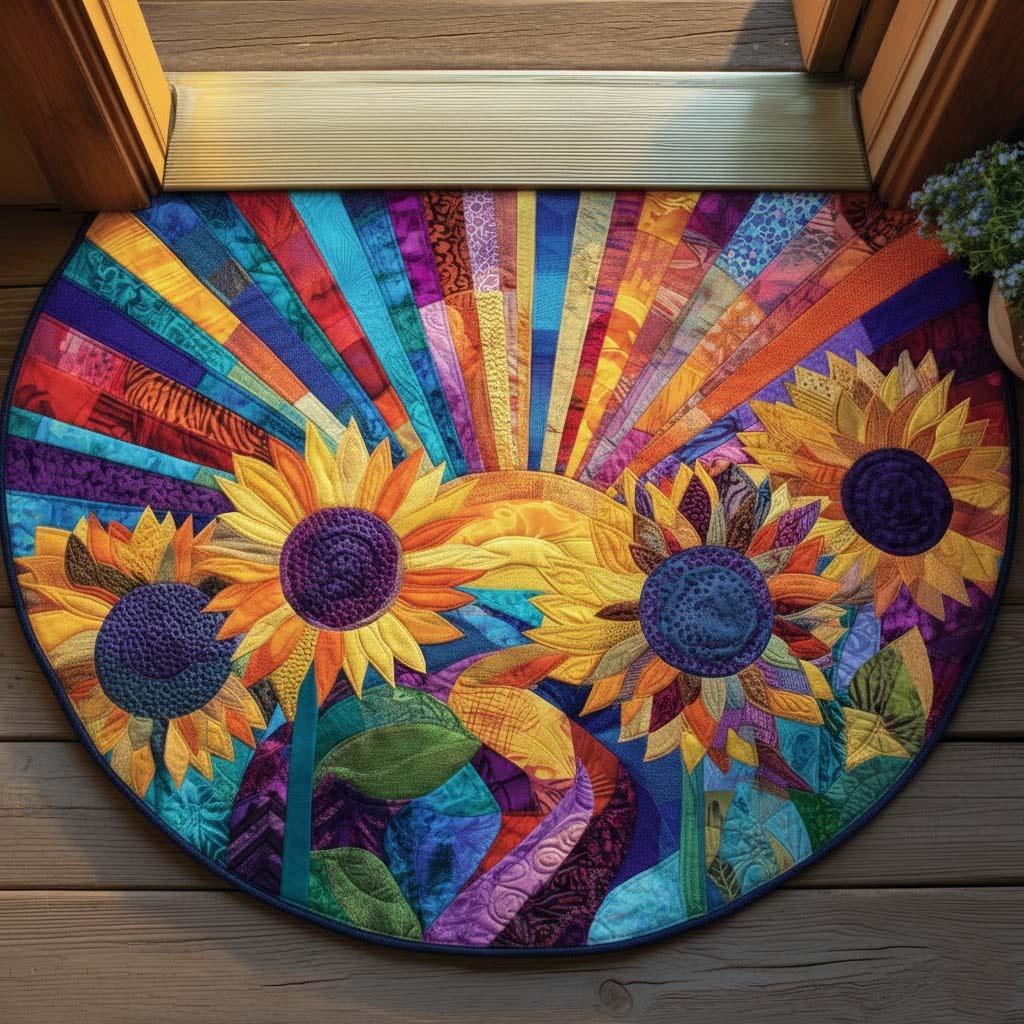 Sunflower Quilted Welcome Mat GFTOTG3188