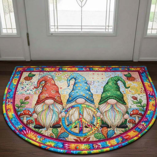 Peace Sign Quilted Welcome Mat GFTOTG3226