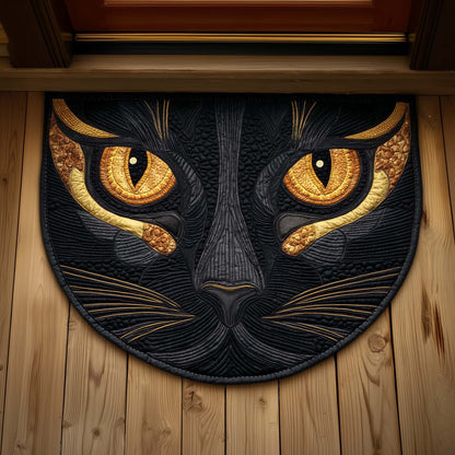 Mystic Black Cat Quilted Welcome Mat GFTOTG3229