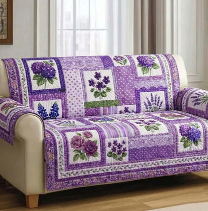 Blooming Season Quilted Sofa Cover GFTOTG3236