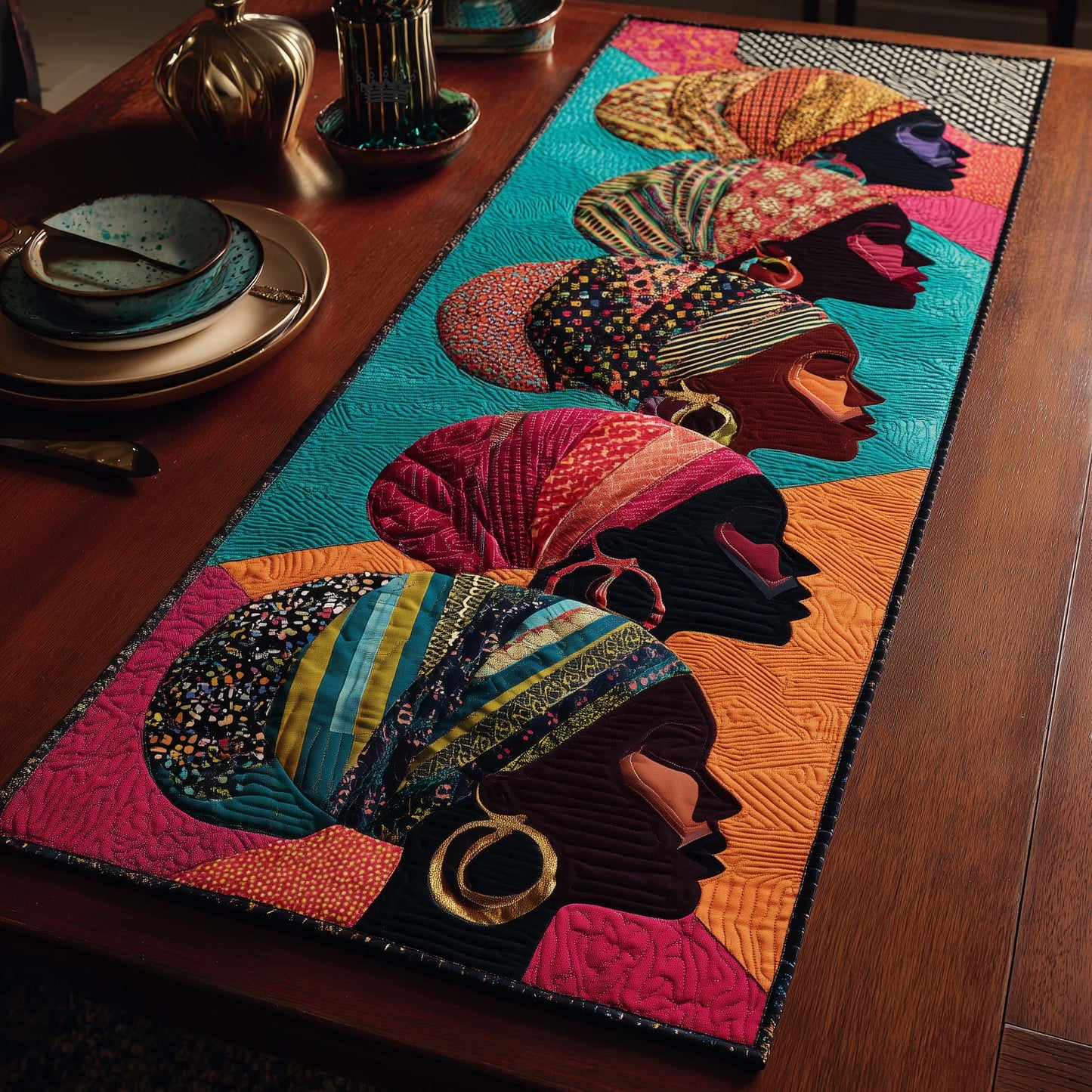 Melanin Queens Quilted Table Runner GFTOTG3281