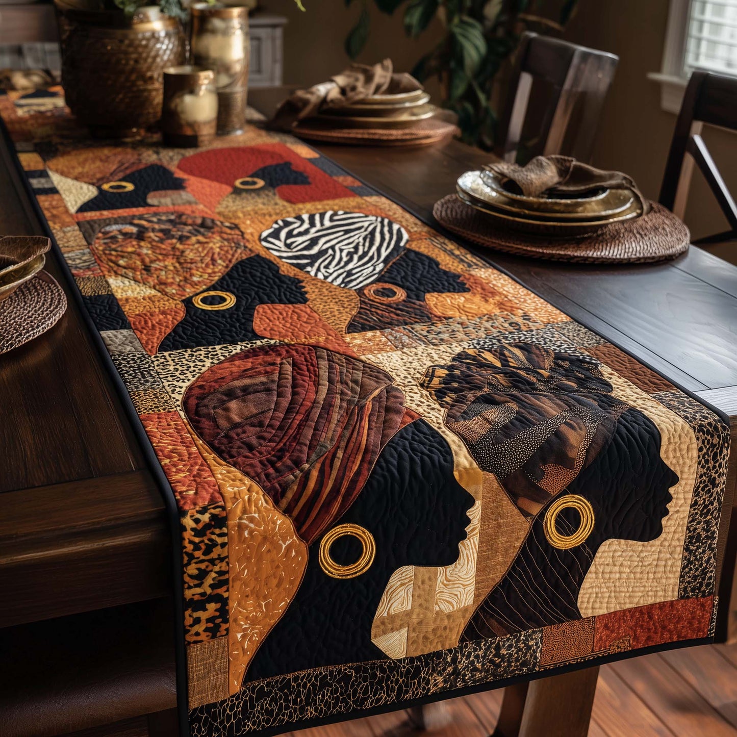 Melanin Queens Quilted Table Runner GFTOTG3307