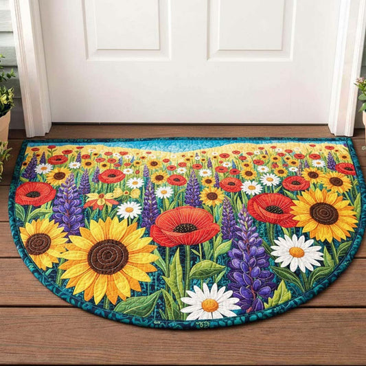 Floral Bloom Quilted Welcome Mat GFTOTG3333