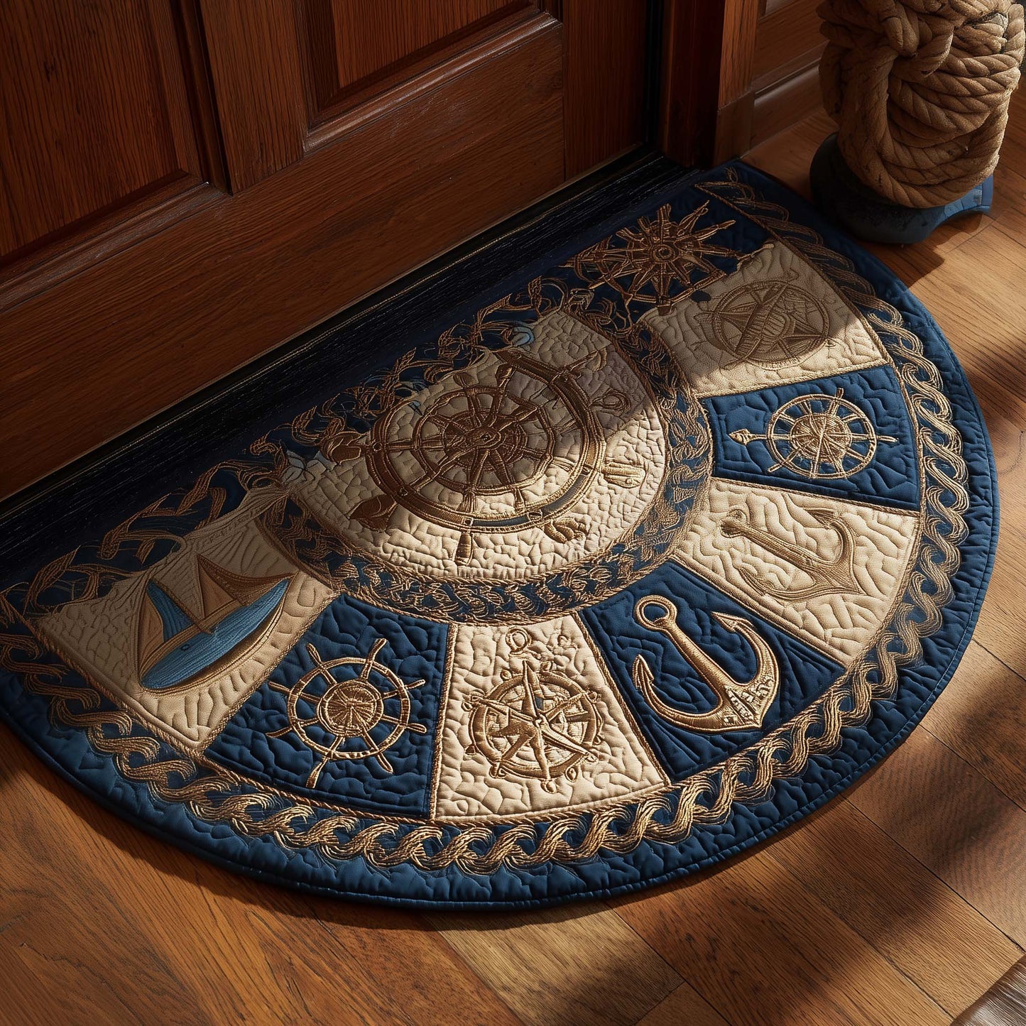 Ocean Breeze Quilted Welcome Mat GFTOTG3361