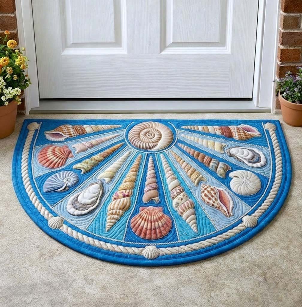 Ocean Breeze Quilted Welcome Mat GFTOTG3365