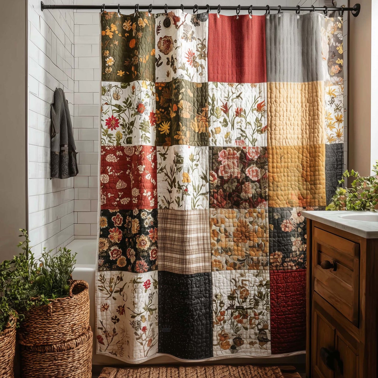 Bloom Patch Shower Curtain GFTOTG3389