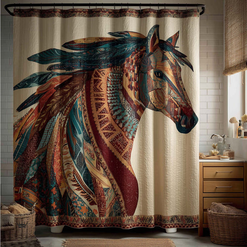 Majestic Horse Shower Curtain GFTOTG3400