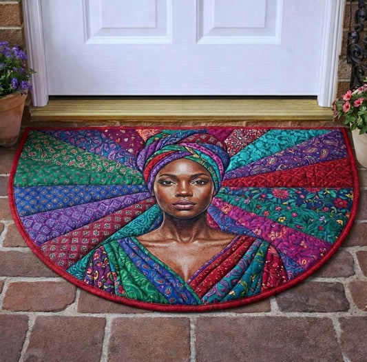 Melanin Queen Quilted Welcome Mat GFTOTG3405