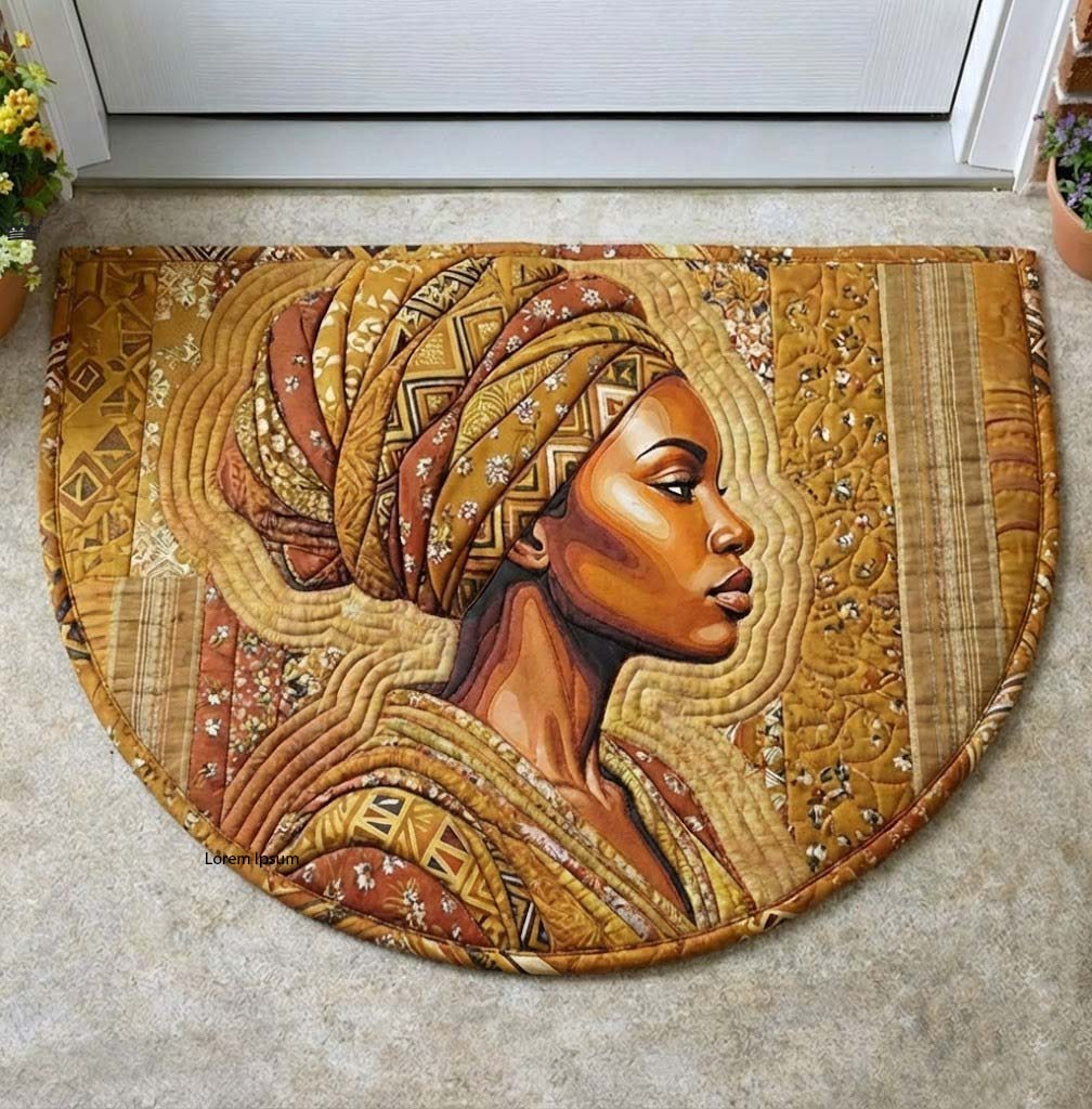 Melanin Queen Quilted Welcome Mat GFTOTG3406