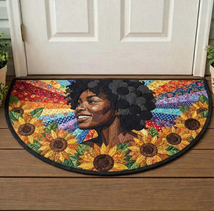 Melanin Queen Quilted Welcome Mat GFTOTG3408