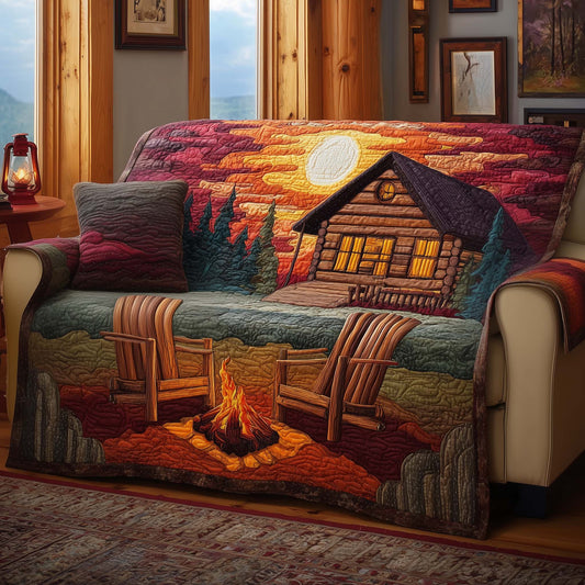 Log Cabin Quilted Sofa Cover GFTOTG3429