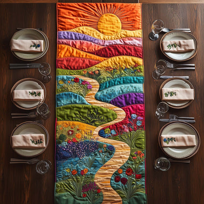 Blooming Path Quilted Table Runner GFTOTG3510