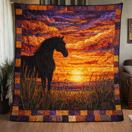 Sunset Rider Quilted Blanket GFTOTG3516