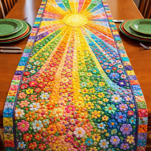 Floral Sunburst Quilted Table Runner GFTOTG3626