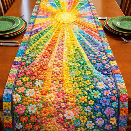 Floral Sunburst Quilted Table Runner GFTOTG3626