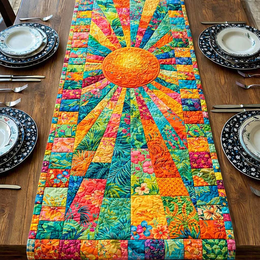 Tropical Sunshine Quilted Table Runner GFTOTG3627