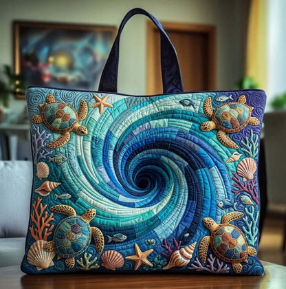 Ocean Harmony Quilted Tote Bag GFTOTG3670