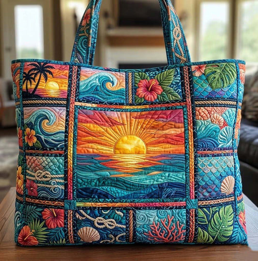 Ocean Harmony Quilted Tote Bag GFTOTG3672