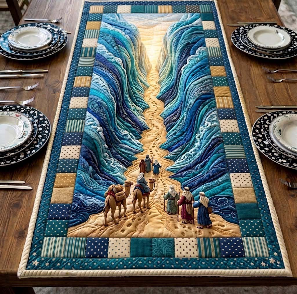Passover Heritage Quilted Table Runner GFTOTG3741