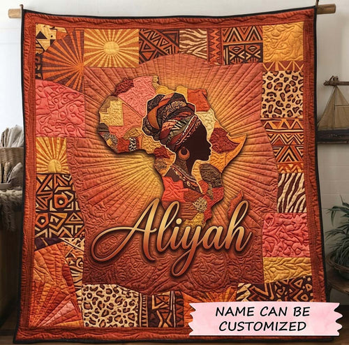 Melanin Queen Quilted Blanket QTCUZ GFTOTG3818