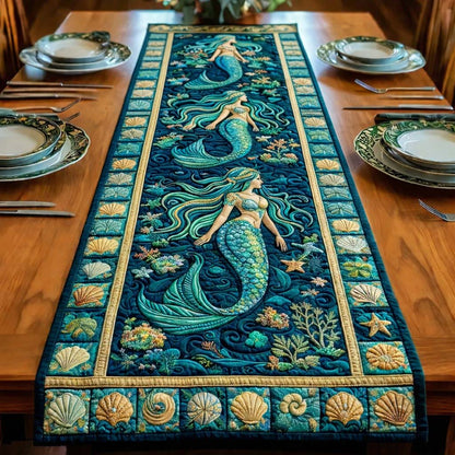Mystic Mermaid Quilted Table Runner GFTOTG3833