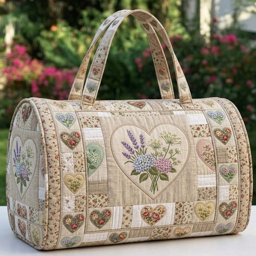 Flower Patchwork Quilted Duffle Bag GFTOTG3913