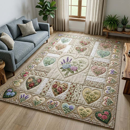 Flower Patchwork Area Rug GFTOTG3924