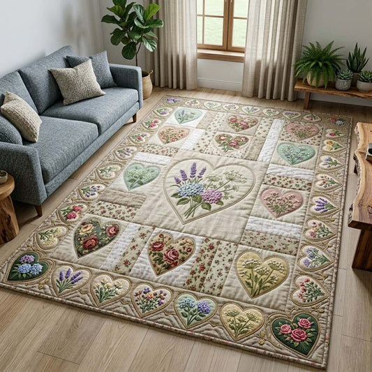 Flower Patchwork Area Rug GFTOTG3924