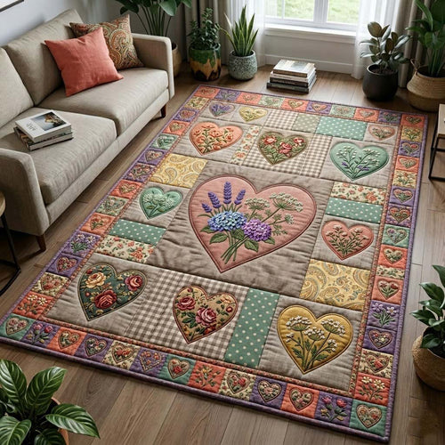 Flower Patchwork Area Rug GFTOTG3927