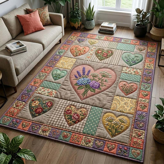 Flower Patchwork Area Rug GFTOTG3927