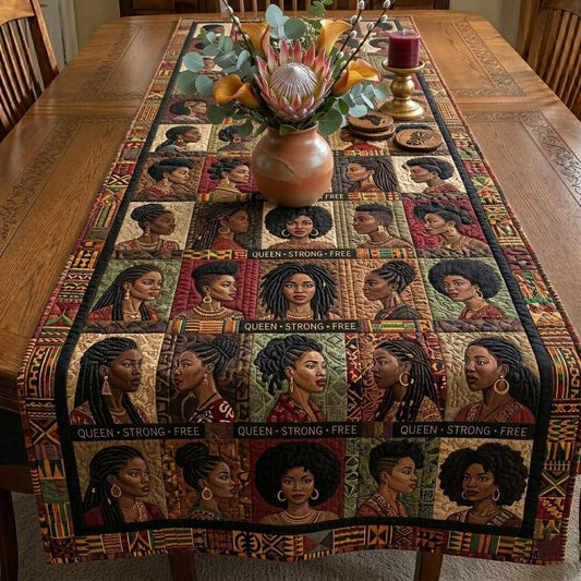 Melanin Queens Quilted Table Runner GFTOTG3942