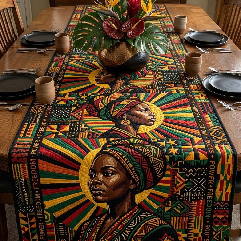 Melanin Queens Quilted Table Runner GFTOTG3943