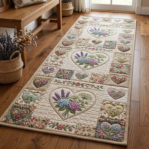 Flower Patchwork Runner Rug GFTOTG3965