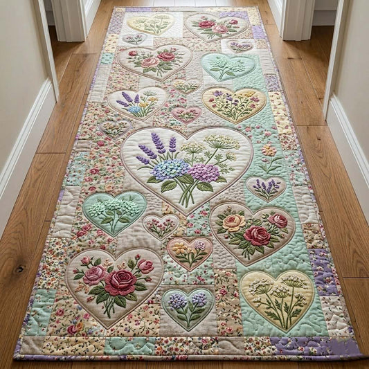 Flower Patchwork Runner Rug GFTOTG3969