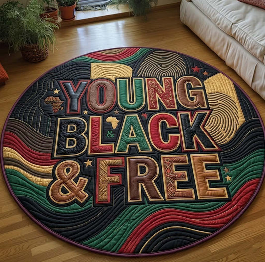 Juneteenth Quilted Round Mat GFTOTG4002
