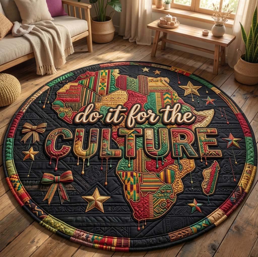 Juneteenth Quilted Round Mat GFTOTG4005